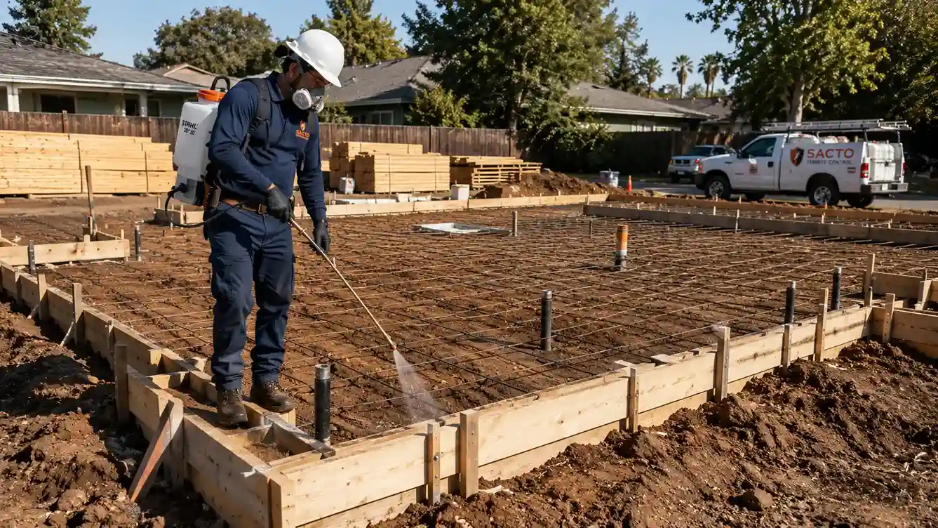 Our Services 8 Pre-Construction Anti-Termite Treatment in Sacramento, CA