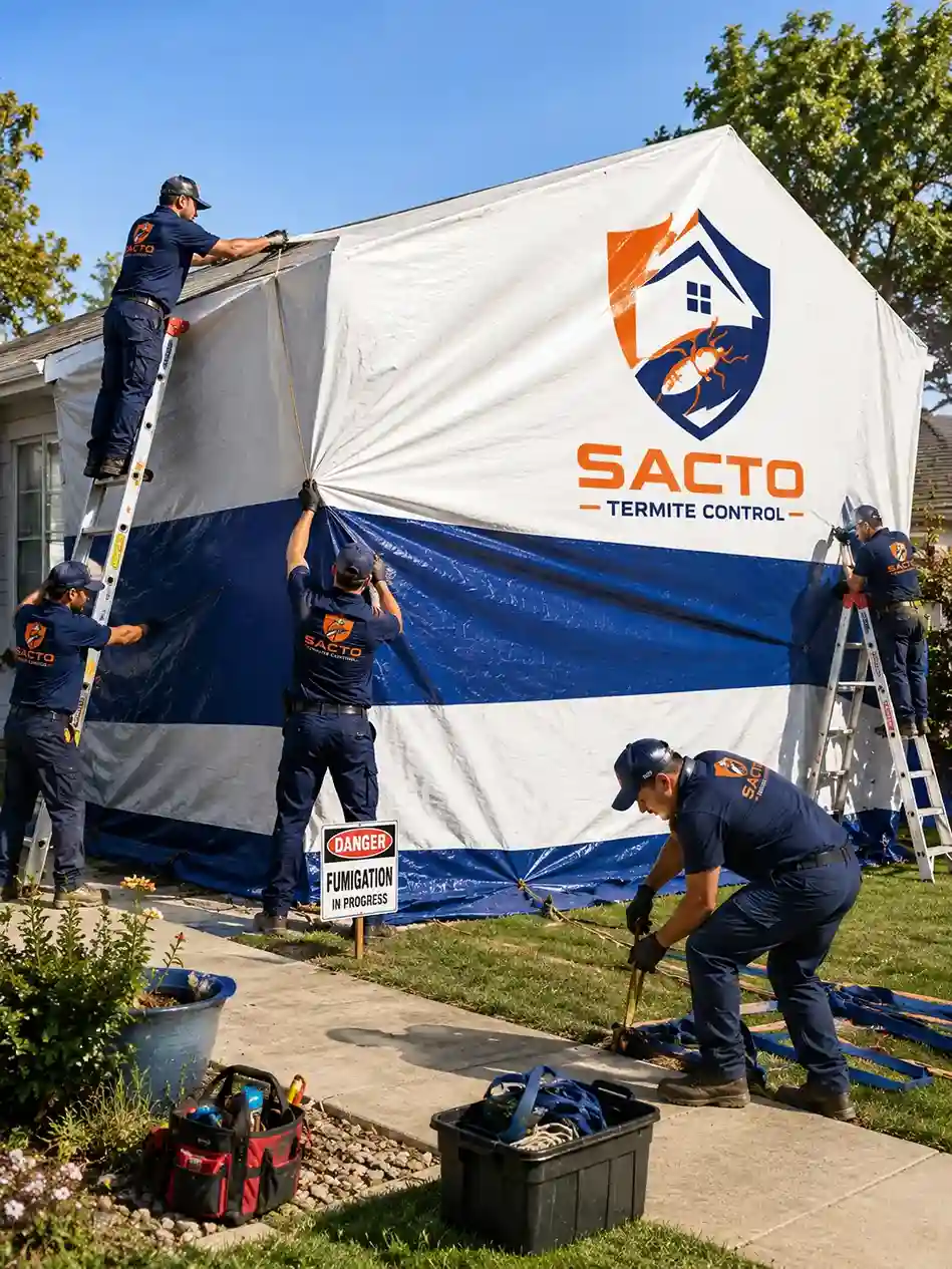 Our Services 6 Tent Fumigation - Termite Treatment Process in Sacramento