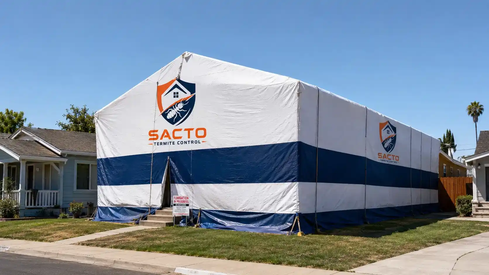 Tent Fumigation - Termite Treatment in Sacramento