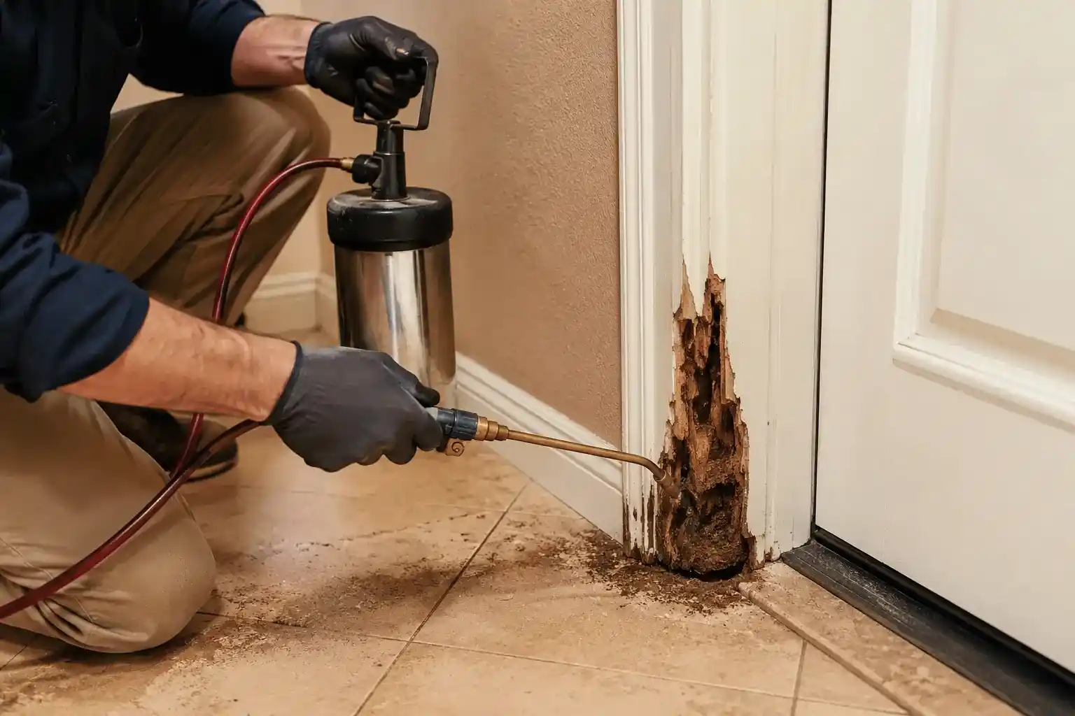 home 1 Damage Treatment for Termite in Sacramento County