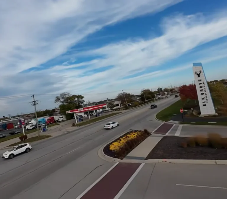 elk grove city, aerial view, ca