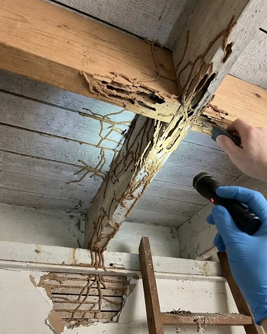 Termite Damage Inspection, Fair Oaks, Sacramento, CA