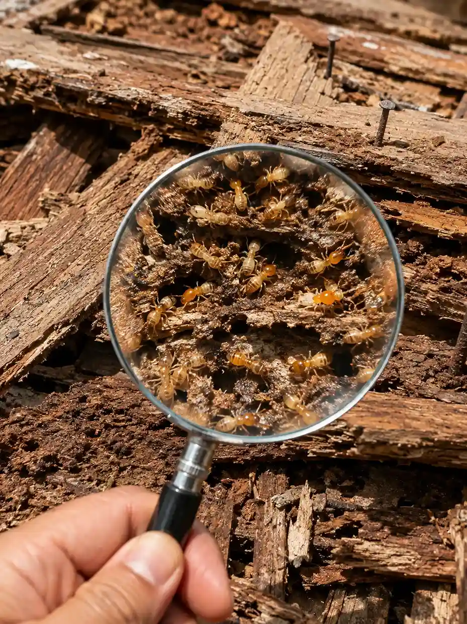 Galt 2 Termites in Rotten Wood - Galt, CA